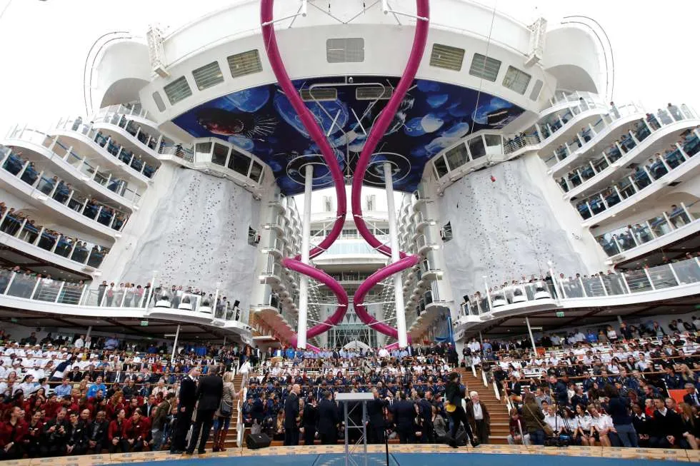 Harmony of the Seas cũng có một khu vực để tổ chức sự ở phía đuôi tàu giống như những chiếc du thuyền thuộc hạng Oasis khác.