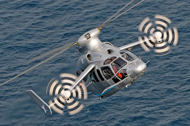 Eurocopter X3 không cần tới rô-tơ ở đuôi, vốn là đặc tính bắt buộc của bất cứ chiếc trực thăng nào.