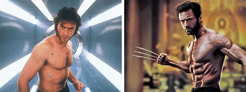 Wolverine thật sự khác biệt giữa hai phiên bản 2000 và 2013.