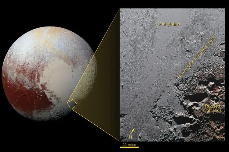 Ảnh chụp từ tàu vũ trụ New Horizons.