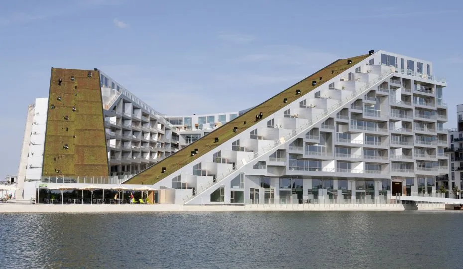 Đây là khu văn phòng và trung tâm thương mại lớn ở Copenhagen.