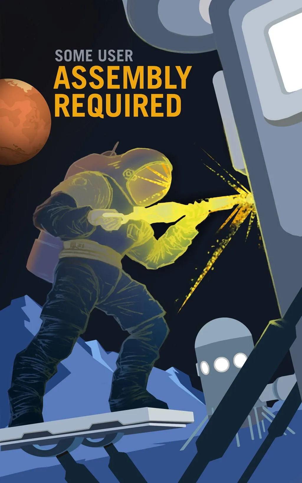 NASA bắt đầu sử dụng những tấm poster tương tự với mong muốn giúp con người hình dung về cuộc sống tương lai trong không gian.