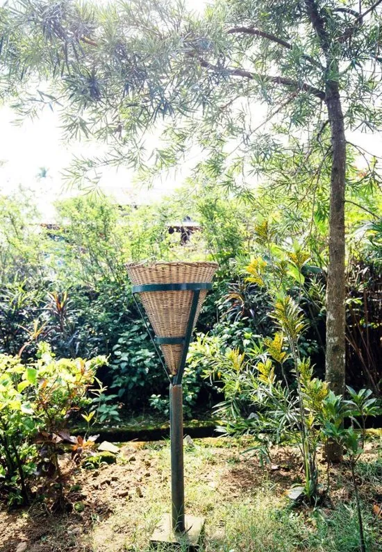Ngay cả thùng rác ở Mawlynnong cũng rất có tính thẩm mỹ.
