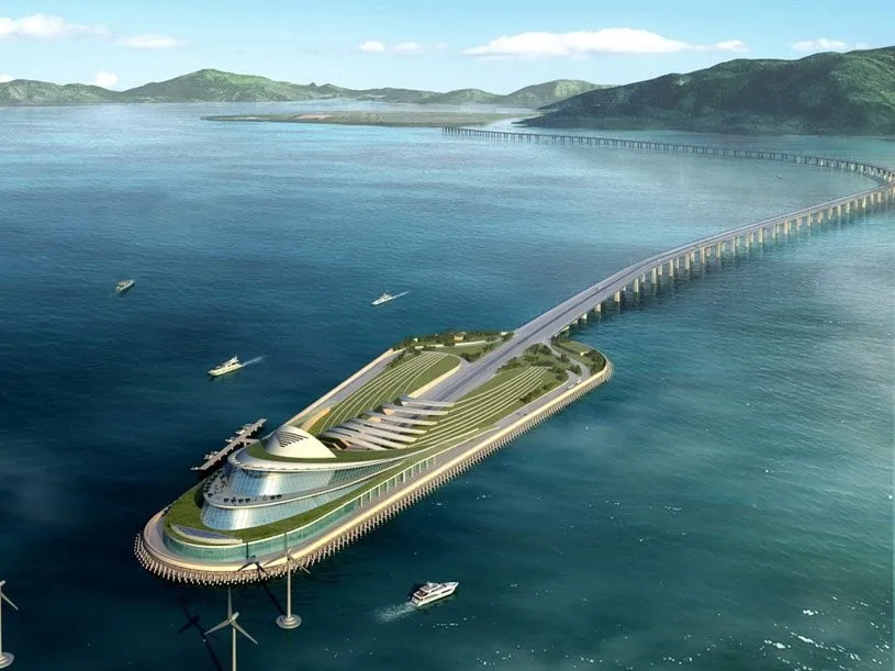 Cầu Hong Kong - Chu Hải - Ma Cao (Trung Quốc) sẽ nối ba thành phố lớn của đồng bằng sông Châu Giang, tạo ra một siêu thành phố 42 triệu dân khi hoàn thành vào năm 2017.