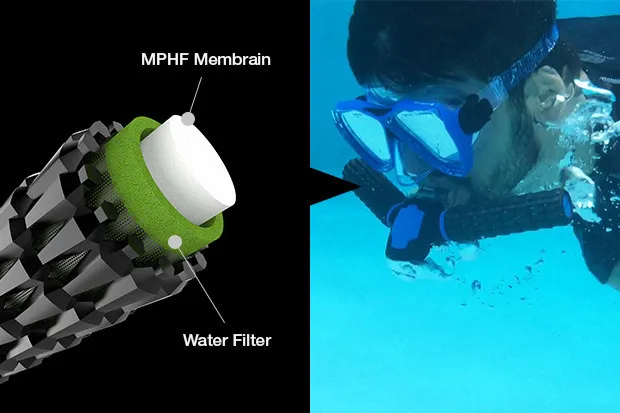 Một pin lithium-ion sẽ cung cấp điện năng cho máy nén hoạt động trong thời gian 45 phút.