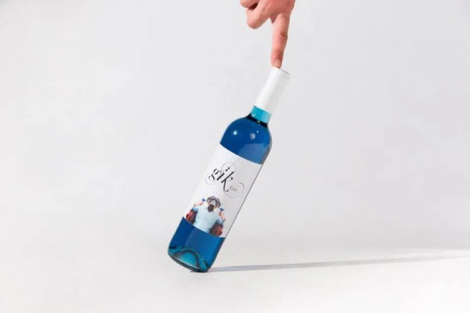 Rượu vang xanh này là ý tưởng ban đầu của một công ty Tây Ban Nha cùng làm việc với nhà khoa học tại đại học Basque Country.