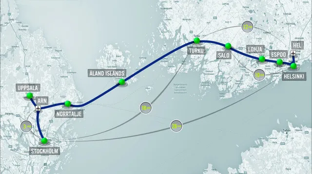 Tuyến Hyperloop Bắc Âu này sẽ tạo ra lợi nhuận sau 10 năm nhờ những lợi ích kinh tế mà nó mang lại.