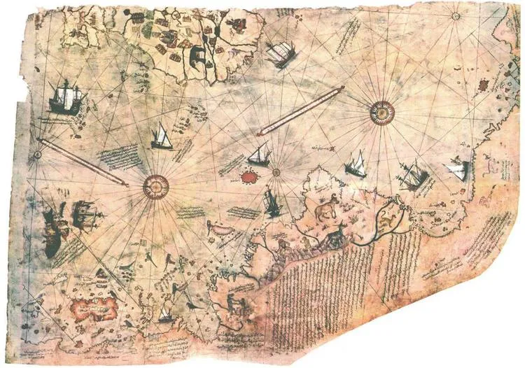 Bản đồ Piri Haji Muhiddin