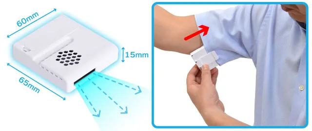 Máy sẽ thổi một luồng gió lạnh và thanh mát vào phần dưới cánh tay của bạn