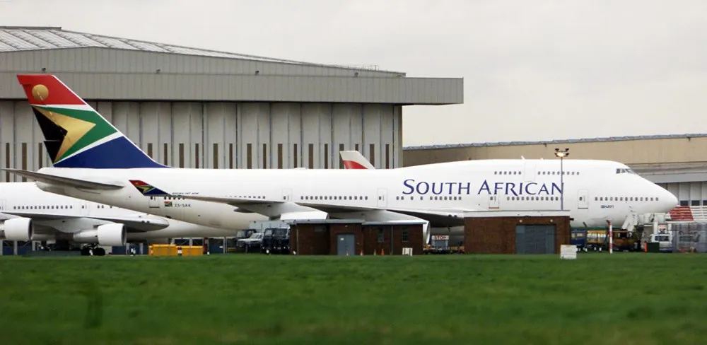 ...của South African Airways...