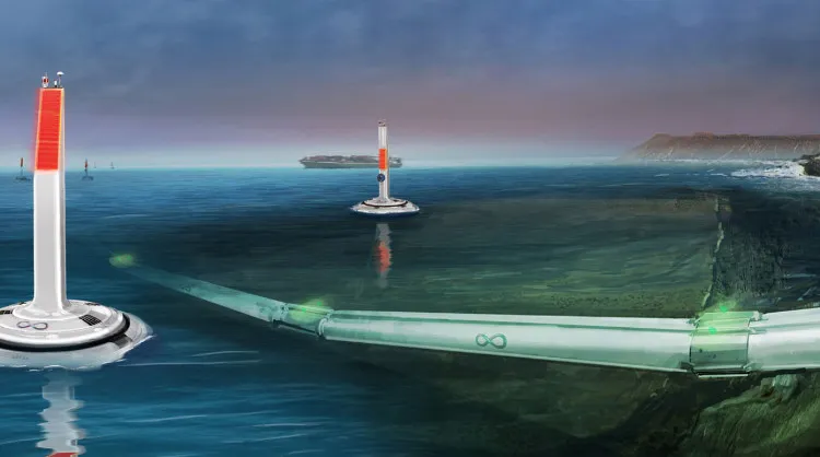 Thiết kế đường tàu Hyperloop dưới nước.