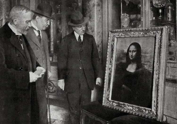 Siêu trộm Perugia bị bắt năm 1913, bức họa Mona Lisa sau đó được trao trả lại cho Louvre