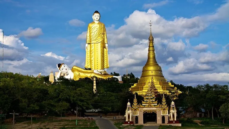 Tượng Phật Monywa - thành phố Monywa, Myanmar.