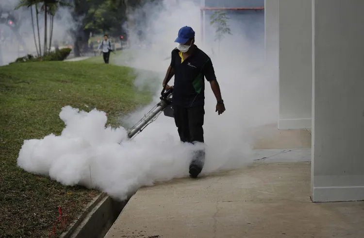 Singapore đã bắt đầu chiến dịch diệt muỗi sau khi phát hiện hàng chục ca nhiễm virus Zika ở nước này.