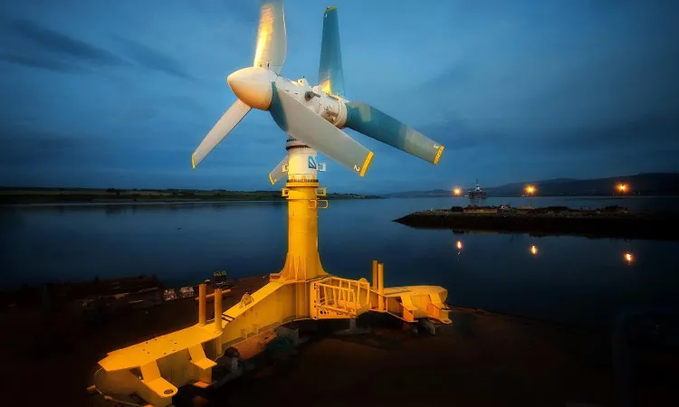 Turbine điện thủy triều sắp đi vào hoạt động.