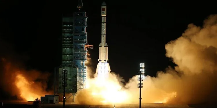 Hình ảnh vụ phóng Tiangong-2.