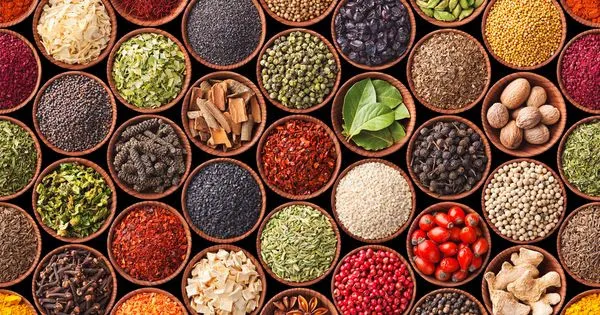 Các loại gia vị.