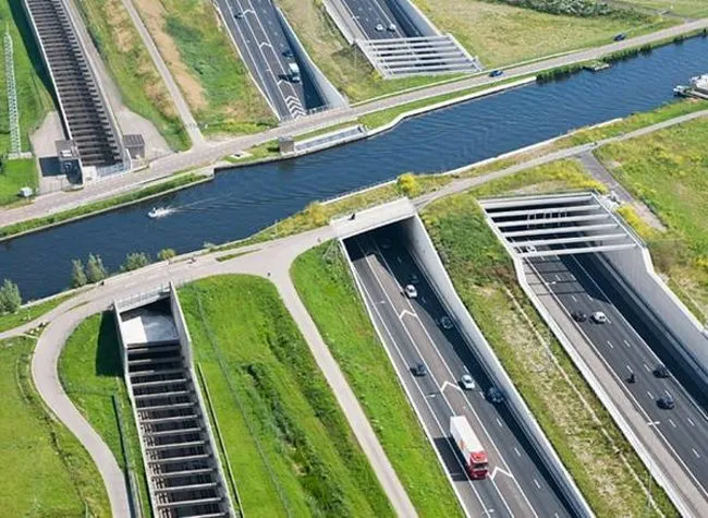 Câu nước Ringvaart Haarlemmermeer - Hà Lan