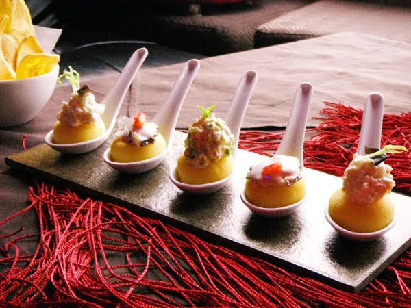 Món Ceviche khoai tây.
