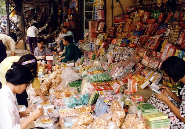 Cửa hàng bánh kẹo.