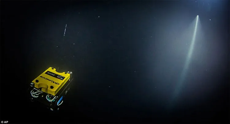 Robot được sử dụng để xác định độ sâu của hang động Hranice Abyss.