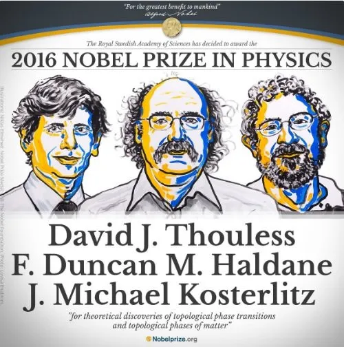 Bộ ba nhà khoa học thắng giải Nobel Vật lý 2016