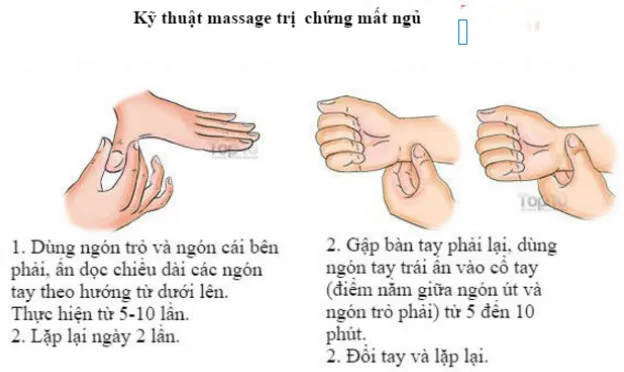 Trị chứng mất ngủ với bài massage Shiatsu