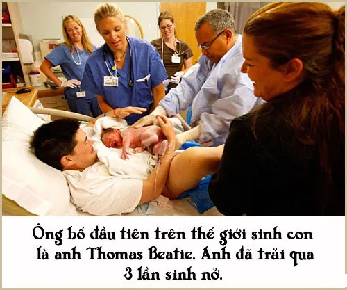 Người đàn ông đầu tiên trên thế giới biết... đẻ