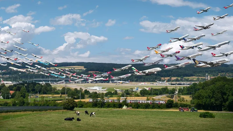 Sân bay Flughafen Zurich, Thuỵ Điển.