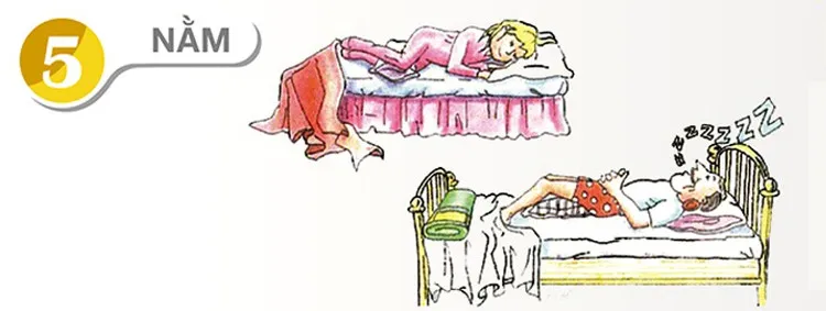 Nên: Giấc ngủ buổi tối rất tốt cho sức khỏe, đặc biệt là cột sống