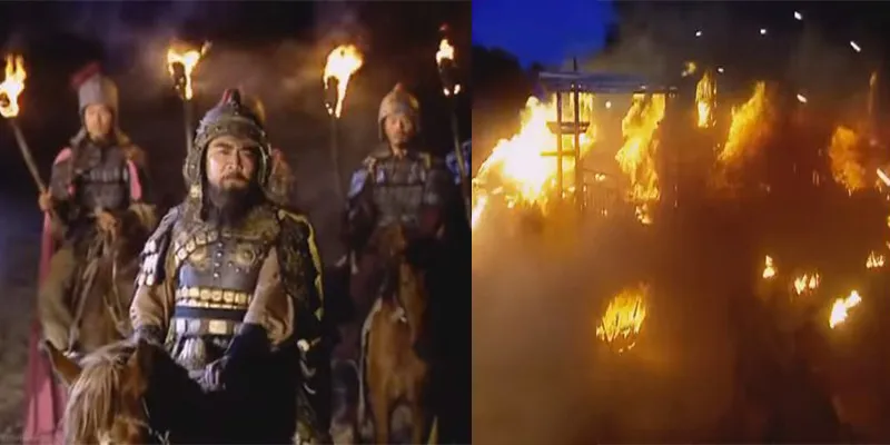 Tào Tháo đốt cháy kho lương lớn nhất của Viên Thiệu tại Ô Sào, chính thức xoay chuyển 180 độ cục diện trận chiến.
