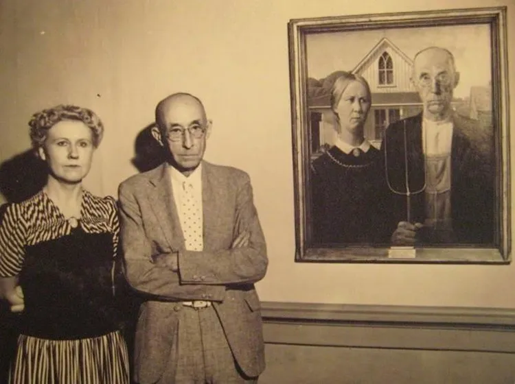 Nguyên mẫu chính của bức họa American Gothic trị giá hàng chục triệu USD.