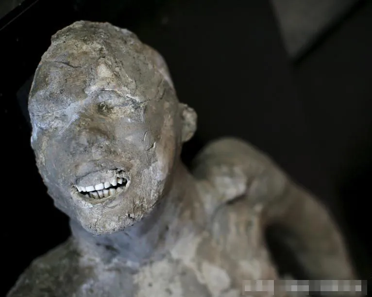 Đây là một nạn nhân tại Pompeii bị chôn vùi bởi dung nham của núi lửa năm đó.