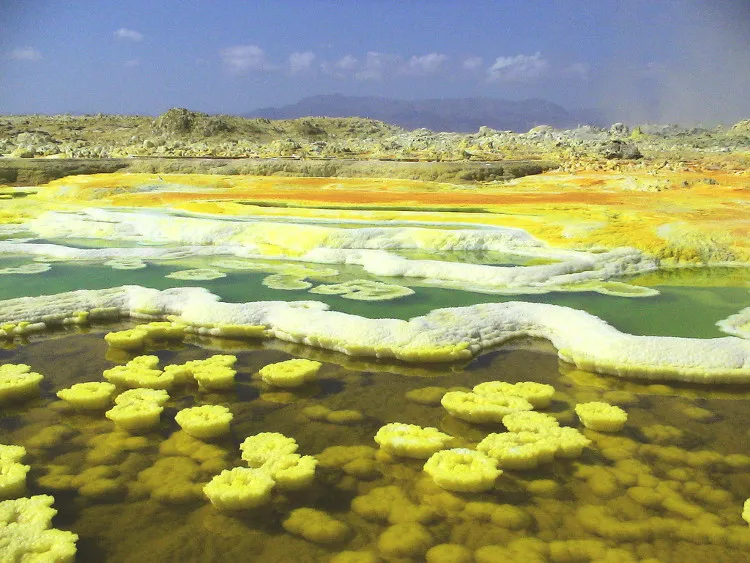 Danakil Depression ở Ethiopia