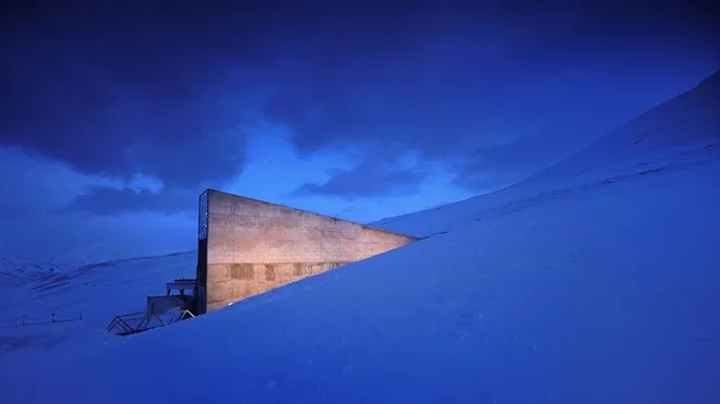 Khu vực được canh phòng cẩn mật Svalbard Global Seed Vault,