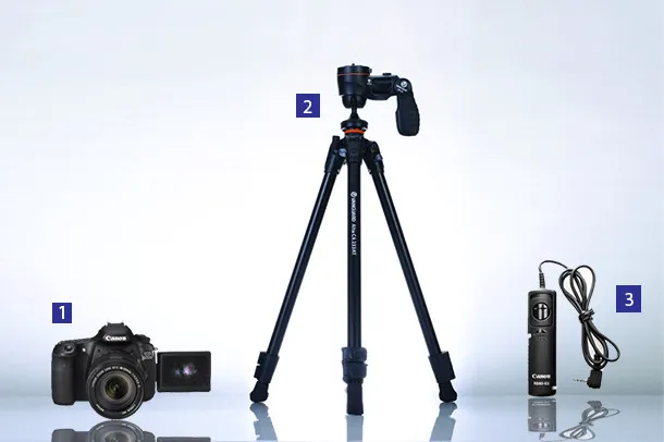 Muốn chụp được ảnh mưa sao băng đẹp, chúng ta phải có những thiết bị có khả năng mở cửa trập trong thời gian lâu tương đương.