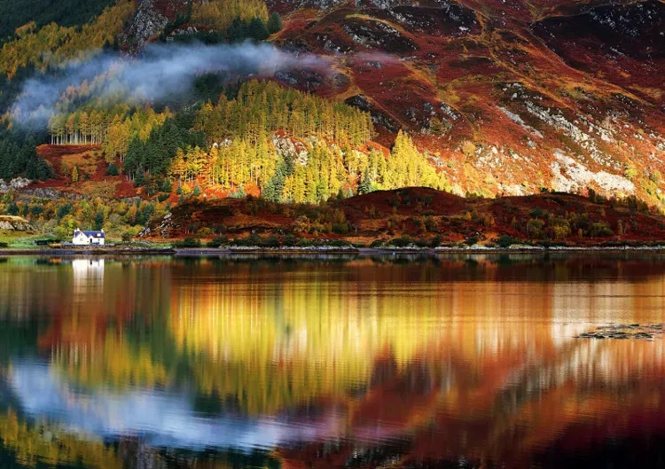 Mùa thu ở vùng nông thôn Scotland không quá rực rỡ nhưng vẫn khiến du khách say lòng.