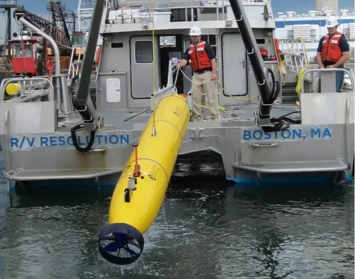 UUV mini Bluefin-21 của tập đoàn General Dynamics.