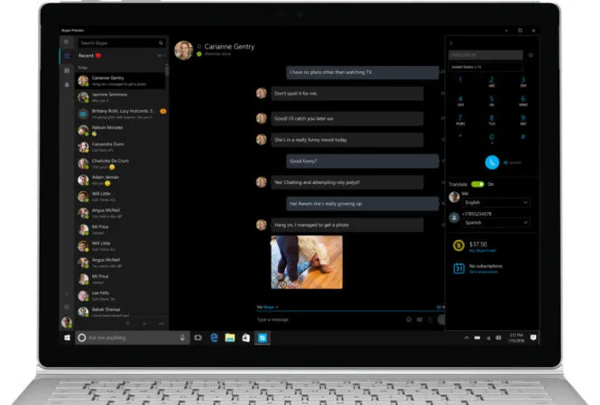Skype Translator trở thành thông dịch viên phiên dịch nhanh ngay cả khi hai người dùng đang gọi thoại cho nhau bằng hai ngôn ngữ khác nha