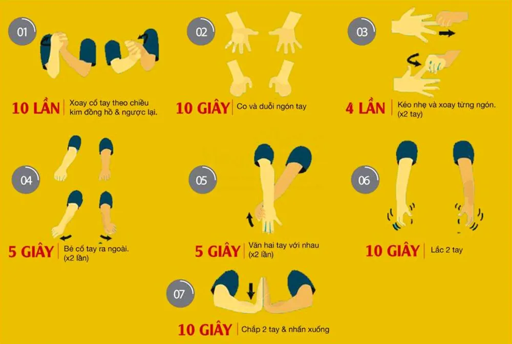 Chỉ cần làm theo hướng dẫn như trên, bạn sẽ hết tê tay ngay tức thì.