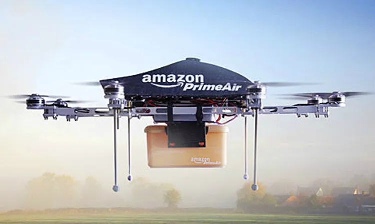 Giao hàng bằng drone.