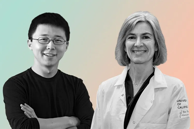 Feng Zhang và Jennifer Doudna, hai nhà khoa học đã độc lập nghiên cứu các công trình CRISPR-Cas9