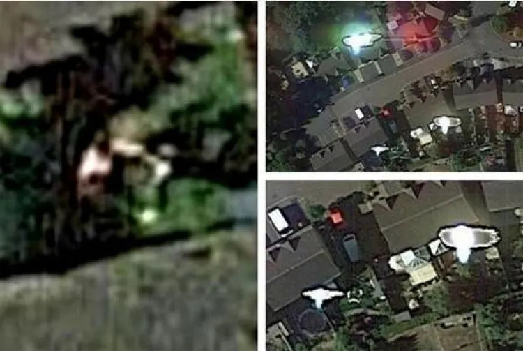 Những hình ảnh từ Google Earth ghi lại cảnh "bắt cóc" John Mooner.