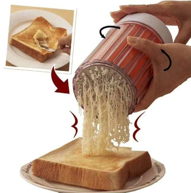 Với máy bào mini, bạn sẽ không phải lo tới việc bơ đóng cục vào mùa lạnh nữa.