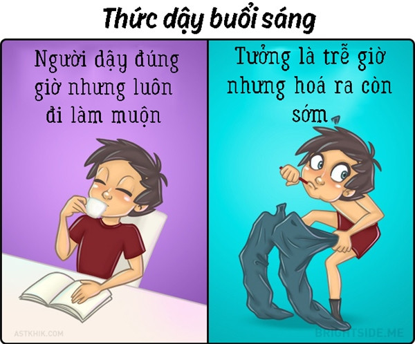 Có bạn nào bị ngược đời vậy không?