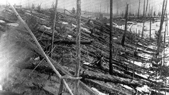 Vụ nổ Tunguska là một trong những sự kiện khủng khiếp nhất.