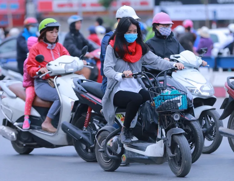 Hà Nội từ ngày 9/2 trời chuyển rét với nhiệt độ thấp nhất phổ biến 13 - 16 độ C.