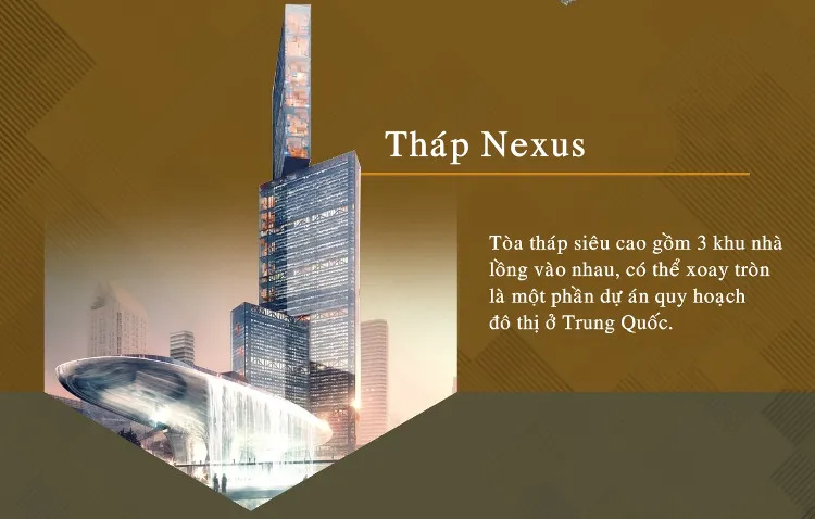 Tháp Nexus là một phần dự án quy hoạch đô thị ở Trung Quốc.