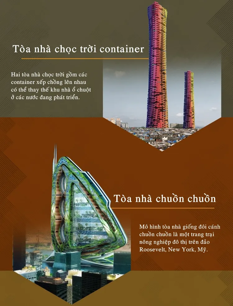 Tòa nhà chuồn chuồn là một nông trại nông nghiệp đô thị trên đảo Roosevelt.