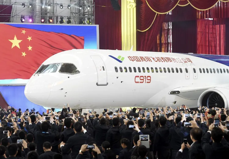 Máy bay C919 của Trung Quốc sắp có chuyến bay thử đầu tiên.
